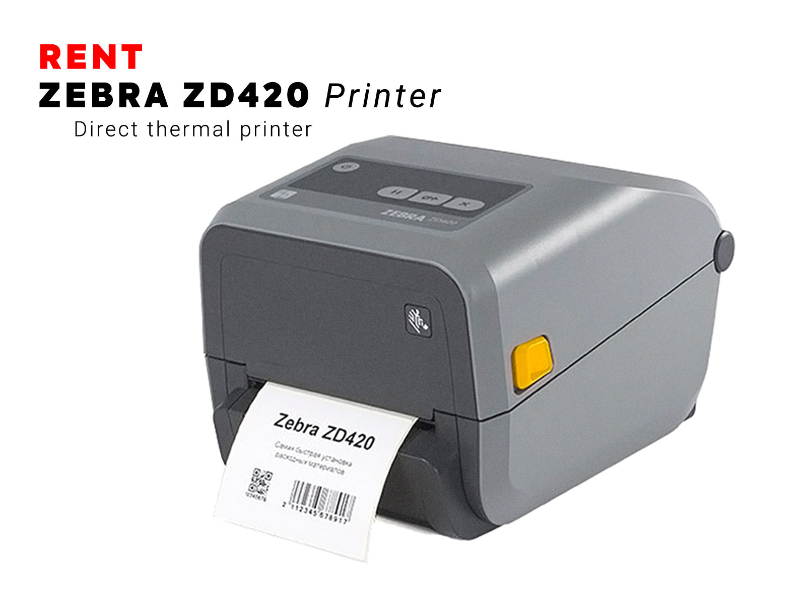 pastel Tung lastbil Mappe RENT | ZEBRA ZD420 Thermal Printer | 5 Day Minimum – Event in a BOX by  Captello